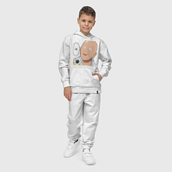 Костюм хлопковый детский Saitama - Okey, цвет: белый — фото 2