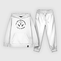 Детский костюм Надпись Я ведьма