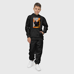 Костюм хлопковый детский КС 2 Азимов, цвет: черный — фото 2