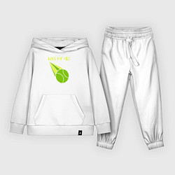 Костюм хлопковый детский Tennis ace, цвет: белый