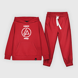 Костюм хлопковый детский Linkin Park logo, цвет: красный