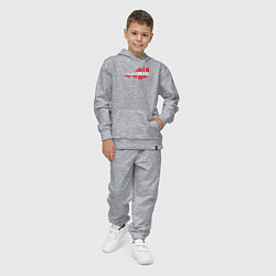 Костюм хлопковый детский Карта Австрии, цвет: меланж — фото 2