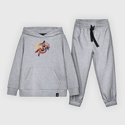 Костюм хлопковый детский Энергия в бою, цвет: меланж
