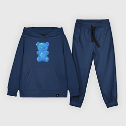 Детский костюм Мармеладный синий медвежонок