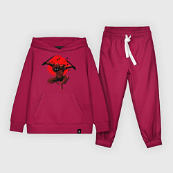Костюм хлопковый детский Ninja, цвет: маджента