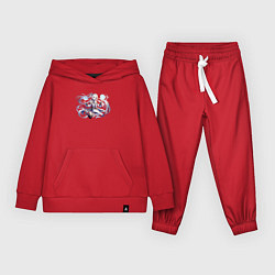 Костюм хлопковый детский Фрирен - Маг, цвет: красный