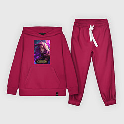 Костюм хлопковый детский League of Legends Kaisa Kda, цвет: маджента