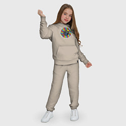 Костюм хлопковый детский Tardis colors, цвет: миндальный — фото 2