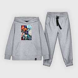 Костюм хлопковый детский Re:Zero Субару Нацуки, цвет: меланж