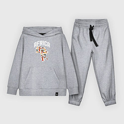 Костюм хлопковый детский African mood, цвет: меланж