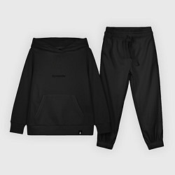 Костюм хлопковый детский BTS Dynamite Kim Seok-Jin, цвет: черный