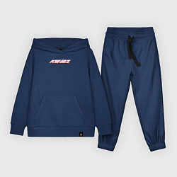 Костюм хлопковый детский Ateez logo, цвет: тёмно-синий