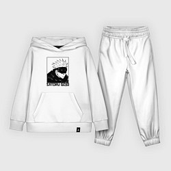 Костюм хлопковый детский Satoru gojo anime, цвет: белый