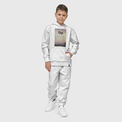 Костюм хлопковый детский Olga птицы в тумане, цвет: белый — фото 2