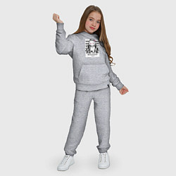 Костюм хлопковый детский Nezuko girl hunter one, цвет: меланж — фото 2