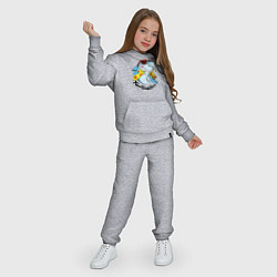 Костюм хлопковый детский Fuerteventura summer style - shark, цвет: меланж — фото 2
