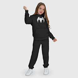 Костюм хлопковый детский Venom spider logo, цвет: черный — фото 2