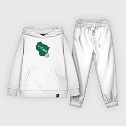 Костюм хлопковый детский Bucks team, цвет: белый