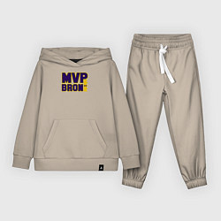 Костюм хлопковый детский Lebron James MVP, цвет: миндальный