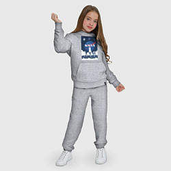 Костюм хлопковый детский NASA открытия, цвет: меланж — фото 2