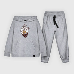 Костюм хлопковый детский Сердце корабля, цвет: меланж