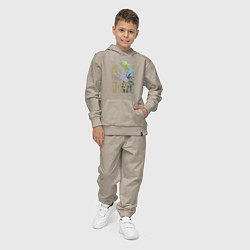 Костюм хлопковый детский Токийские мстители Мандзиро Сано неон, цвет: миндальный — фото 2