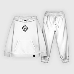 Костюм хлопковый детский Forest ride, цвет: белый