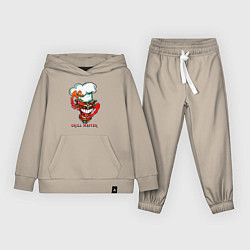 Костюм хлопковый детский Grill master, цвет: миндальный