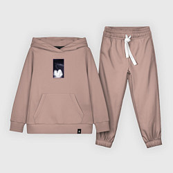 Костюм хлопковый детский Depeche Mode - speak and spell, цвет: пыльно-розовый