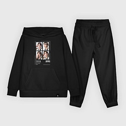 Костюм хлопковый детский Yoongi bts 4cut, цвет: черный