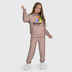 Костюм хлопковый детский Предназначен для windows xp, цвет: пыльно-розовый — фото 2