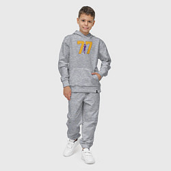 Костюм хлопковый детский Luka shot, цвет: меланж — фото 2