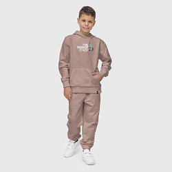 Костюм хлопковый детский Bander brand, цвет: пыльно-розовый — фото 2