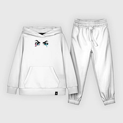 Костюм хлопковый детский Глаза Харли, цвет: белый