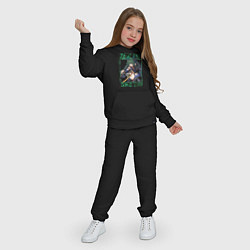 Костюм хлопковый детский Qingyi - Zenless Zone Zero, цвет: черный — фото 2