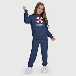 Костюм хлопковый детский Umbrella corporation logo, цвет: тёмно-синий — фото 2