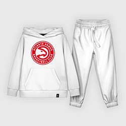 Костюм хлопковый детский Атланта Хокс НБА, цвет: белый
