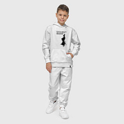 Костюм хлопковый детский Настоящий самурай, цвет: белый — фото 2