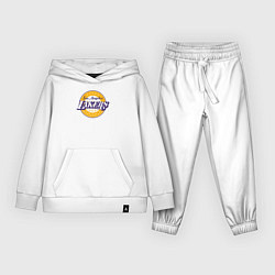 Костюм хлопковый детский Lakers star, цвет: белый