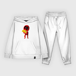 Костюм хлопковый детский Tacos Deadpool, цвет: белый
