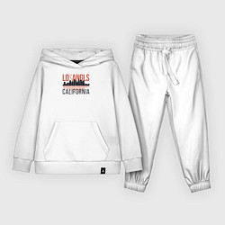 Костюм хлопковый детский California - Los Angeles, цвет: белый