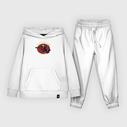 Костюм хлопковый детский Skullrider, цвет: белый