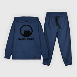 Костюм хлопковый детский Black Mesa: Logo, цвет: тёмно-синий