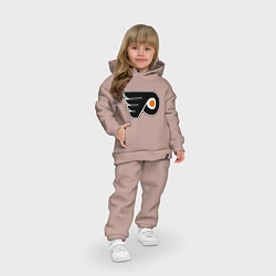 Детский костюм оверсайз Philadelphia Flyers, цвет: пыльно-розовый — фото 2