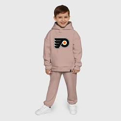 Детский костюм оверсайз Philadelphia Flyers, цвет: пыльно-розовый — фото 2