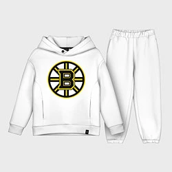 Детский костюм оверсайз Boston Bruins, цвет: белый