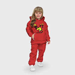 Детский костюм оверсайз Olodum, цвет: красный — фото 2