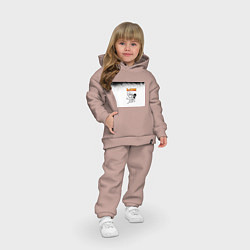 Детский костюм оверсайз Доктор Стоун персонажи, цвет: пыльно-розовый — фото 2