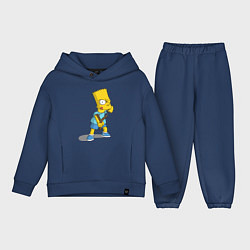 Детский костюм оверсайз Bad Bart, цвет: тёмно-синий