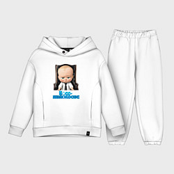 Детский костюм оверсайз Boss Baby, цвет: белый